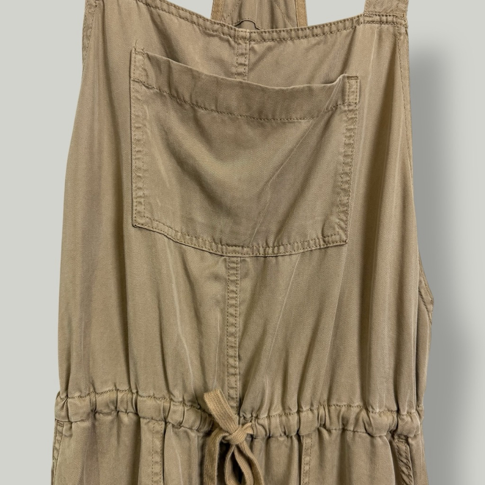 ARITZIA WILFRED FREE Jumpsuit Women Size Small Tan Valletta Overalls Loose Fit - Picture 9 of 16